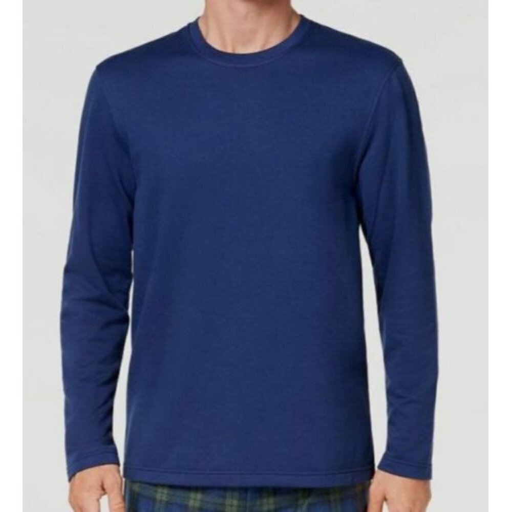 NEW! Club Room Sleep CR Pomp Blue 2 Piece Pajama Set Men's Small